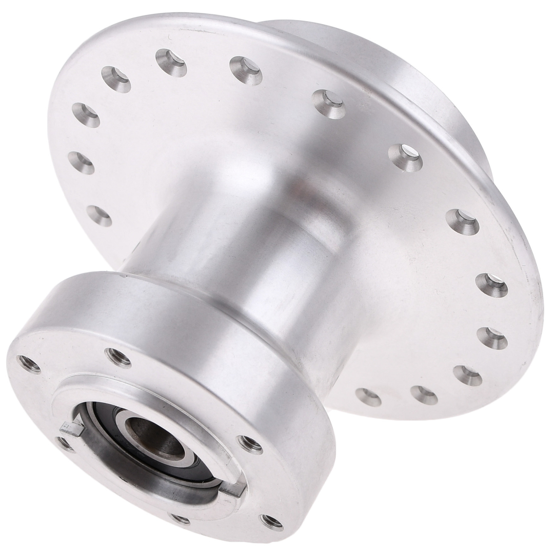 Piasta koła przód srebrna Simson DPR Performance