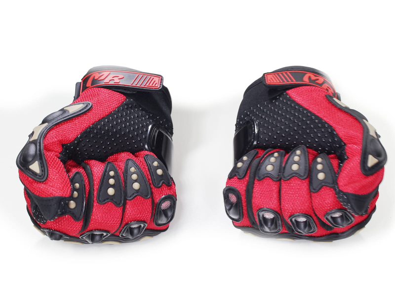 Probiker Rękawice Rękawiczki Letnie Krótkie Red