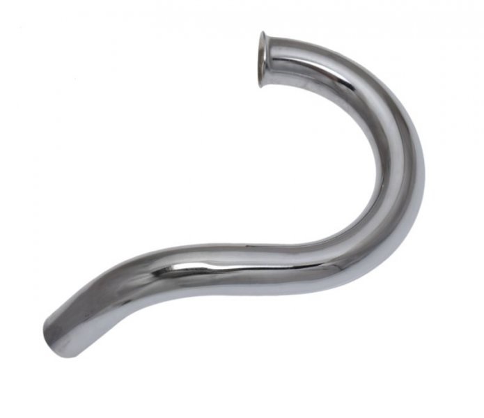 Kolanko wydechowe chrom mza Simson S51 Enduro