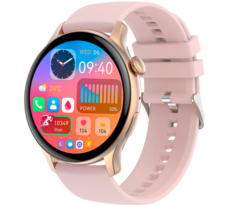 Smartwatch zegarek Rubicon damski RNCF10 różowy