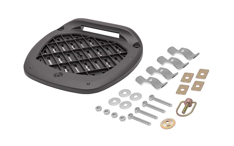 Kufer Moretti MR-726 48l Czarny czerwony odblask