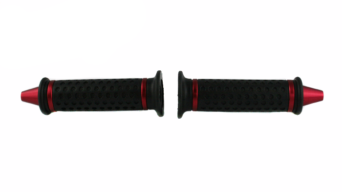 Rms manetki gumy kierownicy alu czerwone