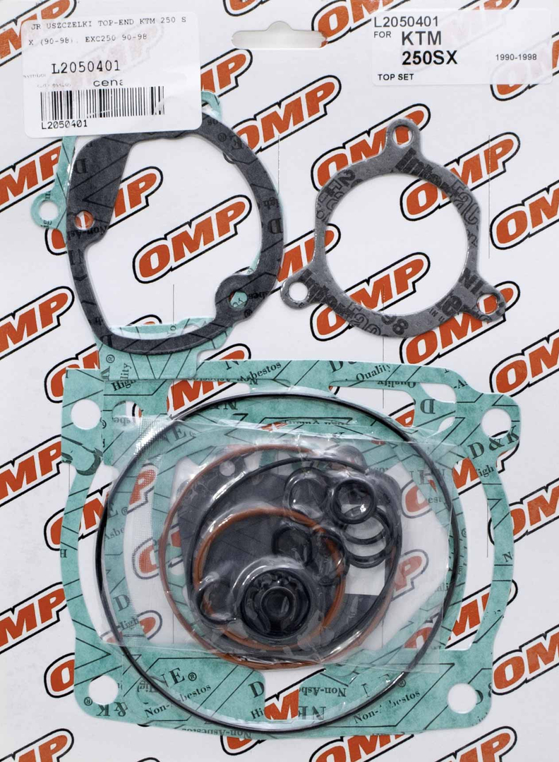 Uszczelki top-end ktm 250 sx 90-98 exc250 90-98