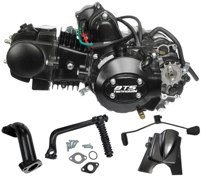 Silnik BTS 154FMI 125cc + gaźnik PZ19 Enduro Cross Junak Barton Romet Zipp