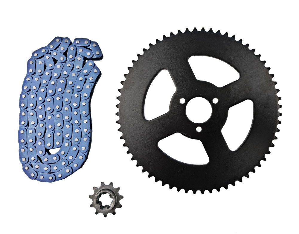 Zestaw napędowy T8F-120 ogniw zębatka 11z + 64z pocket bike cross pitbike