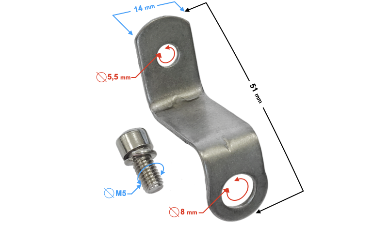Element mocowanie wtrysku paliwa Barton