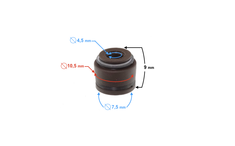Uszczelniacz zaworowy 4T Zipp Romet Quest Kymco