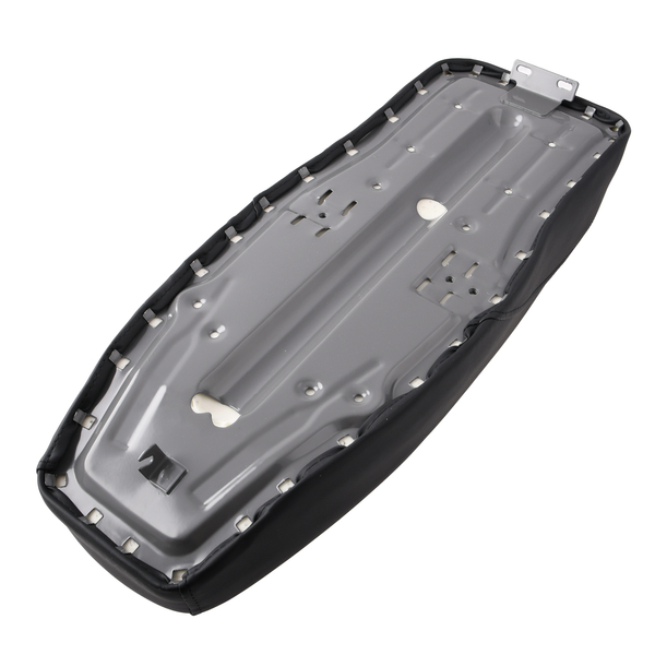 Siedzenie gładkie czarne - szara blacha Simson S51 DPR Performance