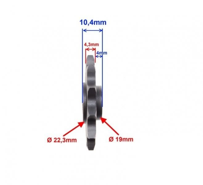 Zębatka zdawcza 12 zębów Romet Ogar Kadet szeroka