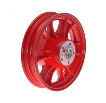 Koło obręcz tył przód 9 cali motorynka czerwona