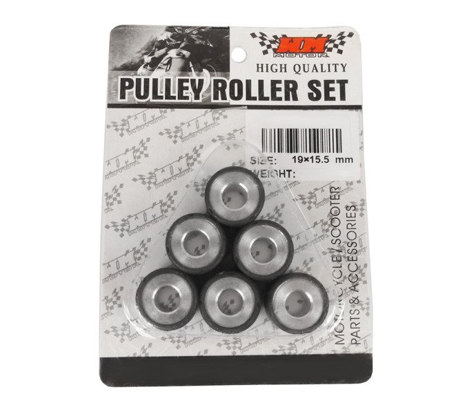 Rolki wariator 15,5x19 6,5g kpl aprilia piaggio