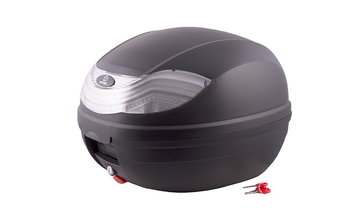 Kufer Moretti MR-815 32 l czarny biały odblask