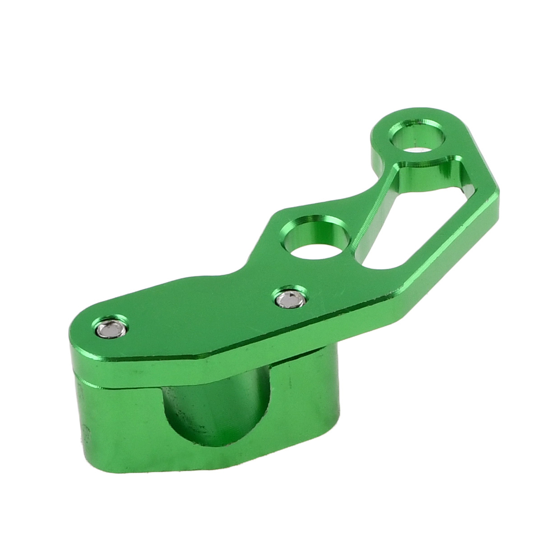 Uchwyt przewodu hamulcowego Simson S50 S51 zielony aluminiowy Racing Force