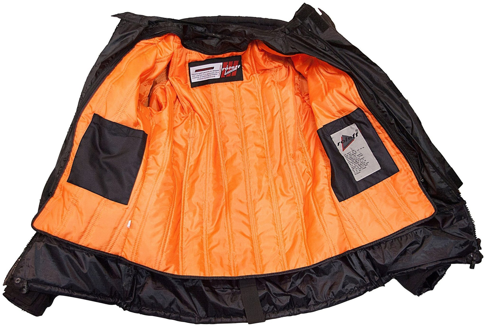 Roleff kurtka tekstylna długa softshell czarna