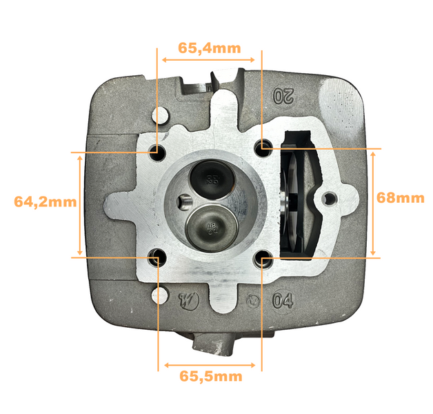 Głowica 250cc powietrze uzbrojona quad atv chińskie 250 4T Bashan 