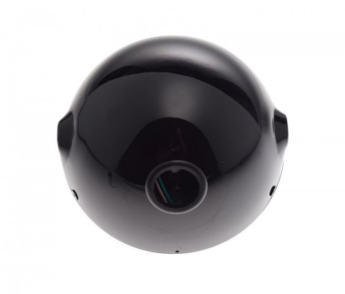 Lampa przednia reflektor 7 cali h4 czarna emark