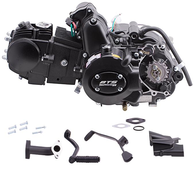 Silnik 125cc 152FMI BTS + gaźnik PZ22 4T Junak Romet Barton Zipp Benzer