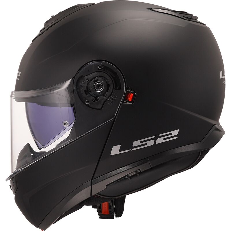 Kask szczękowy LS2 FF908 STROBE II SOLID MATT BLACK homologacja ECE 22.06