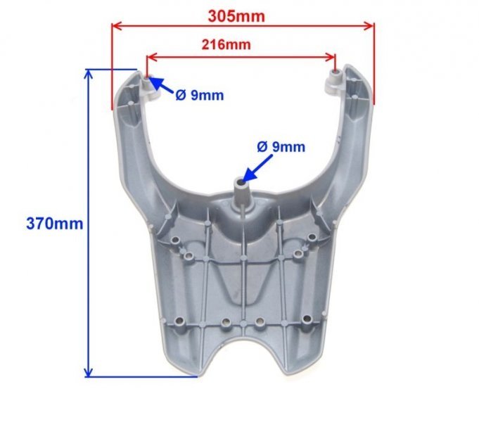 Bagażnik Tył Wspornik Kufra Romet 717 Metalowy