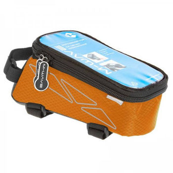 Sakwa m-wave rowerowa na ramę pomarańczowa szary