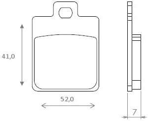 Brenta Klocki Hamulcowe KH260 Peugeot Sym Piaggio