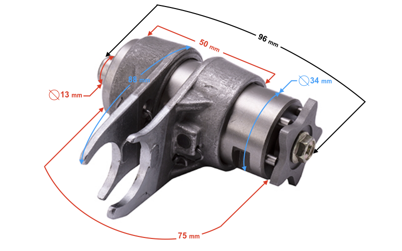 Automat zmiany biegów do motoroweru 125cc Moretti