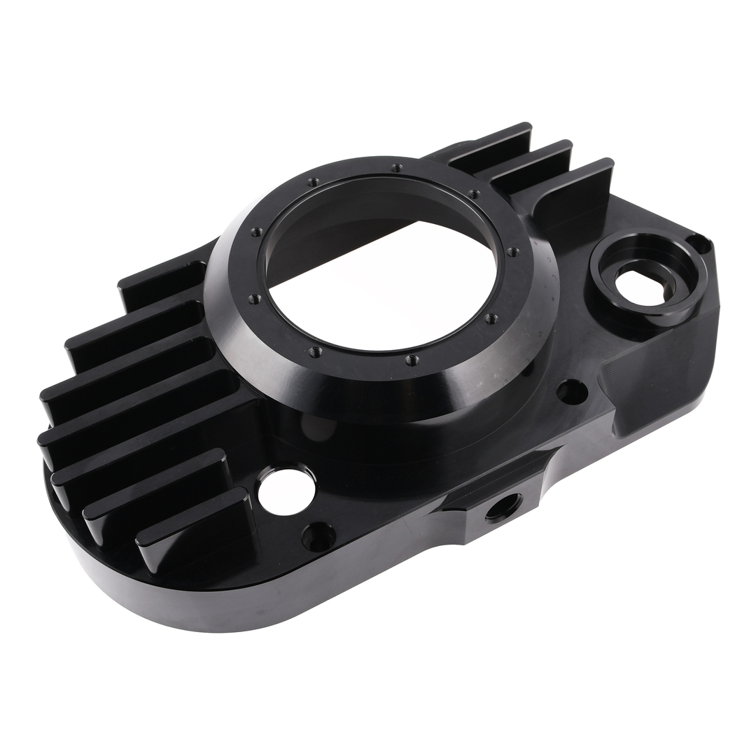 Pokrywa silnika lewa aluminiowa czarna clear Simson S51 SR50 DPR Performance