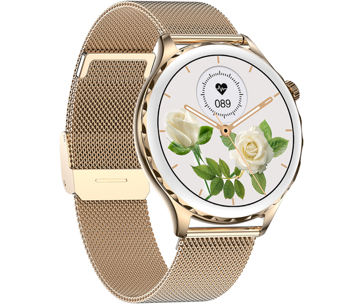 Smartwatch zegarek Rubicon RNCF02 złoty 2 paski