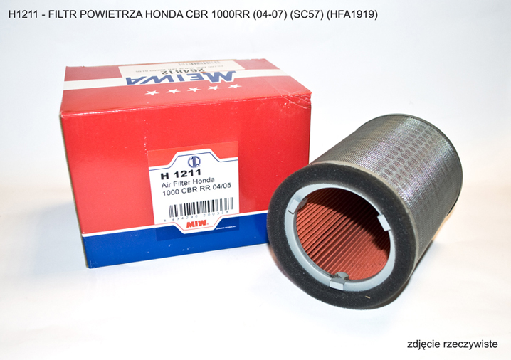 MIW Meiwa filtr powietrza Honda CBR 1000RR 04-07r. (SC57) (HFA1919)