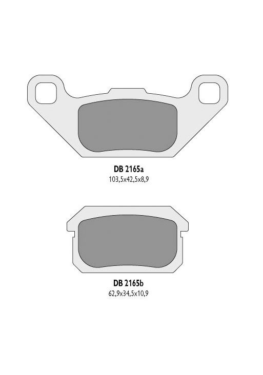 Delta Braking Klocki Hamulcowe ATV Adly Quadzilla