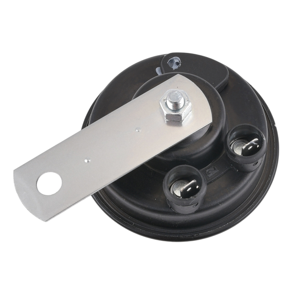 Klakson sygnał dźwiękowy 12V czarny Seger Homologacja E1