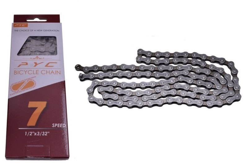 Łańcuch rowerowy 7 rz. Pyc p7003 1/2 x 3/32 116l