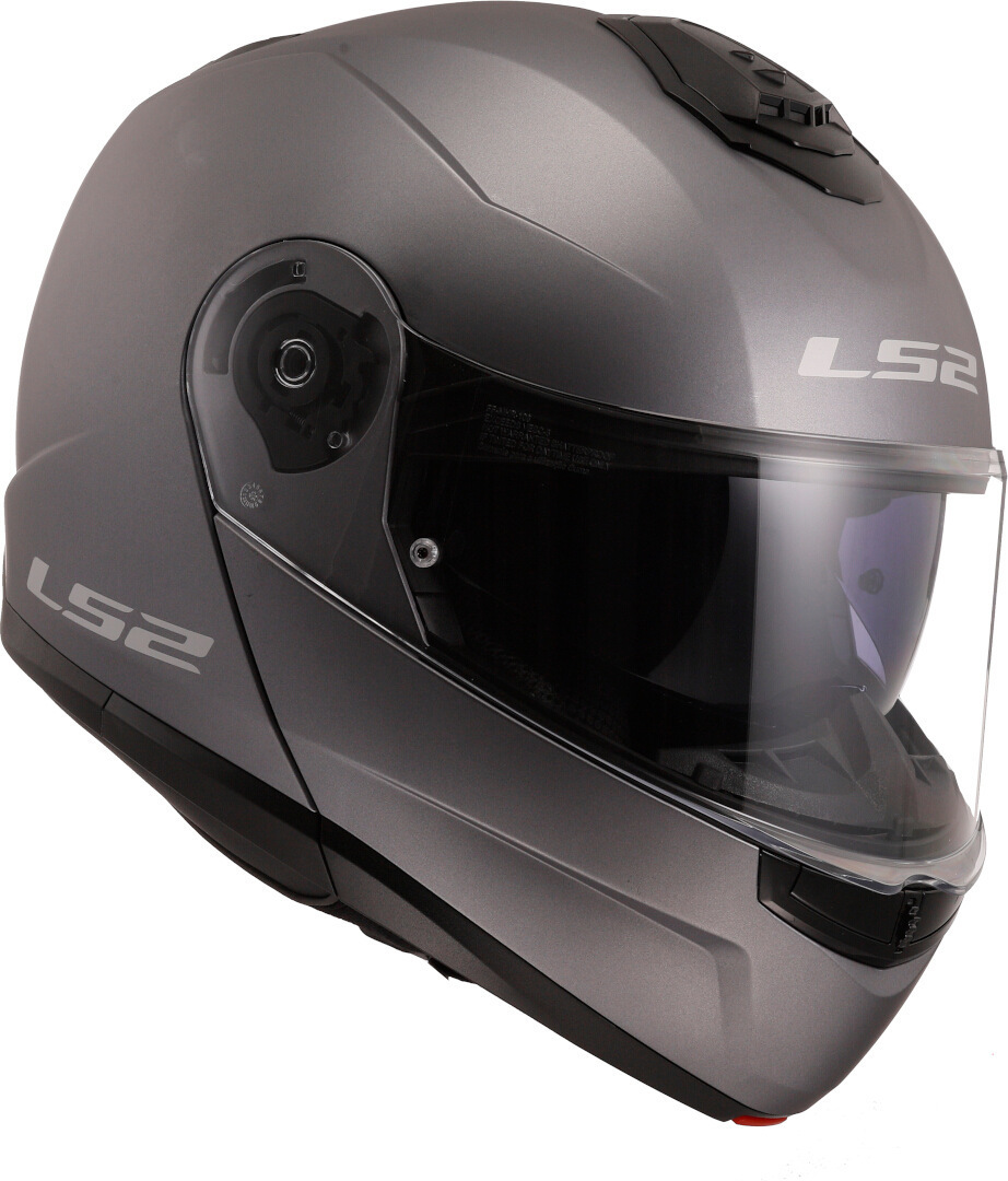 Kask szczękowy LS2 FF908 STROBE II SOLID MATT TITANIUM homologacja ECE 22.06