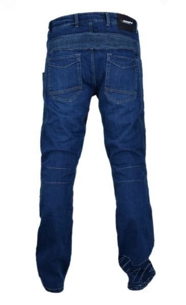 Spodnie faster jeans blue leoshi motocyklowe