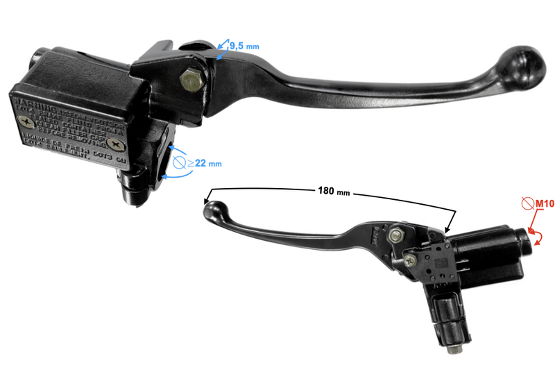 Pompa hamulcowa przednia prawa Barton Falcon 125 2