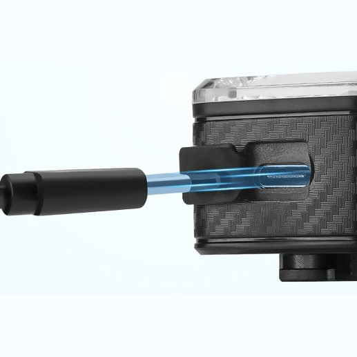 ROCKBROS Lampka rowerowa tylna Rockbros Q4 LED USB IPX6 ze światłem STOP na sztycę lub siodło