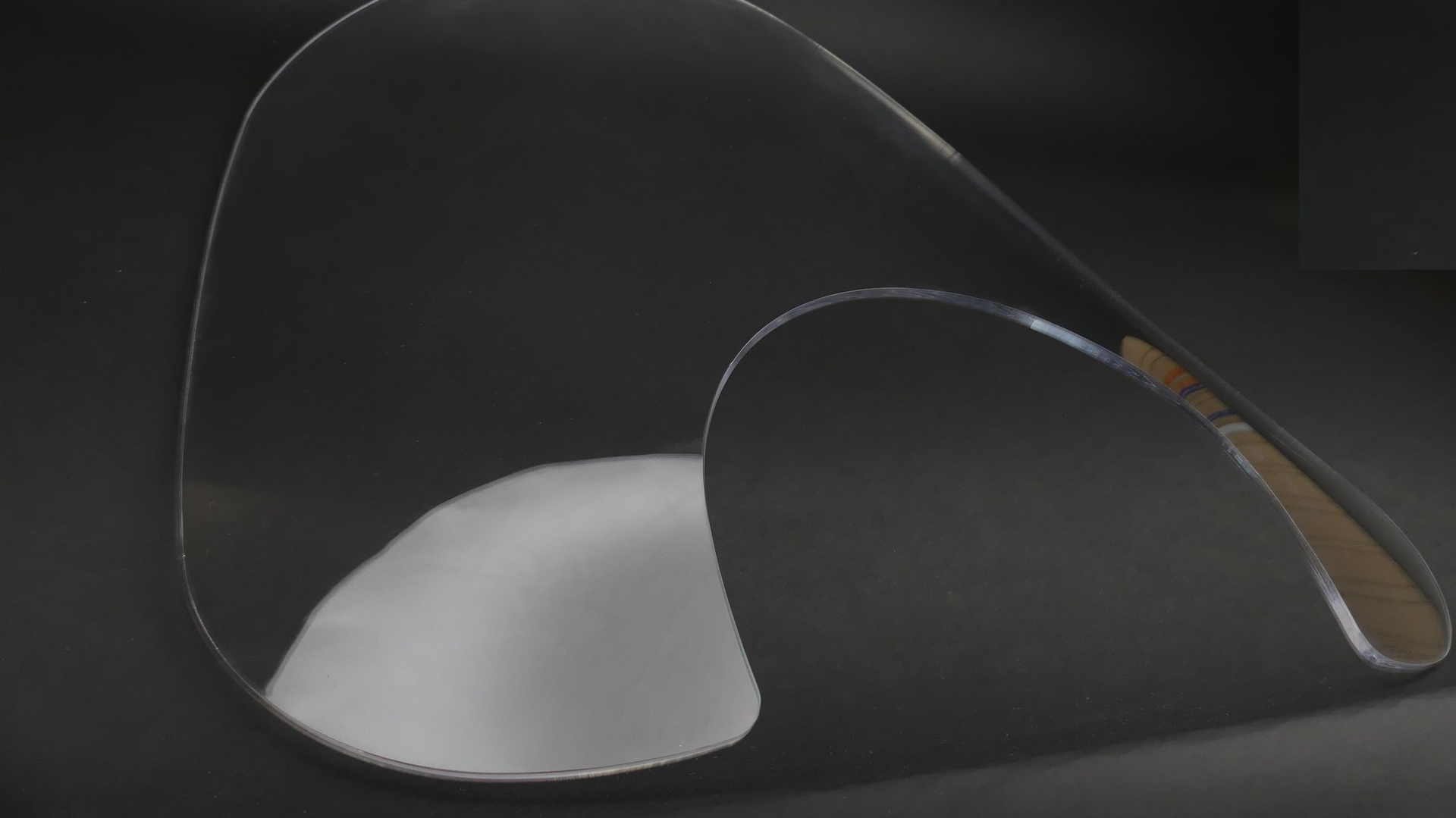 Szyba Motocyklowa Duża Chopper 650x570mm Gruba