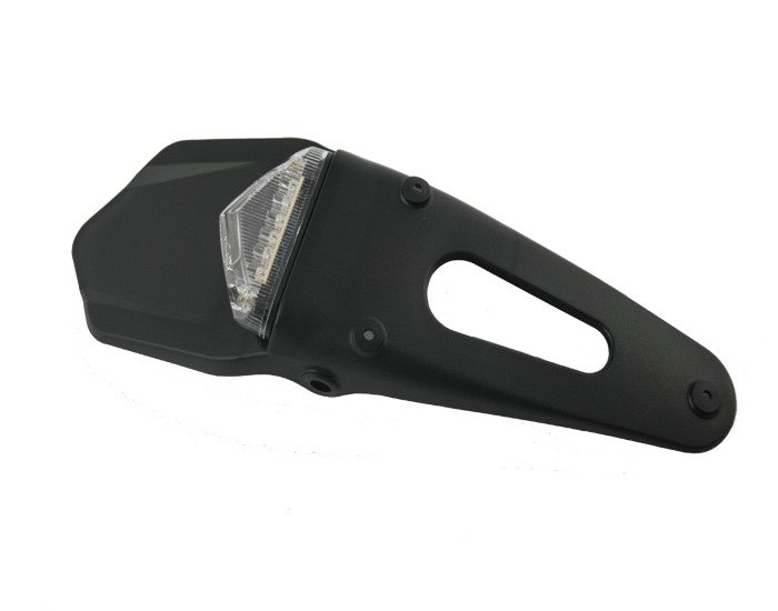 Lampa tył led z błotnikiem biały klosz Cross E11