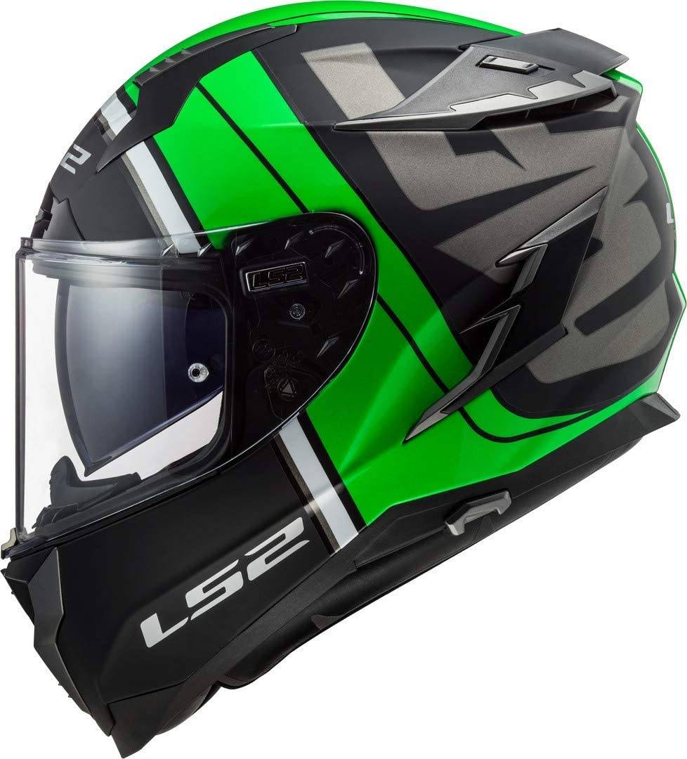 Kask ls2 ff327 challenger randy matt black green