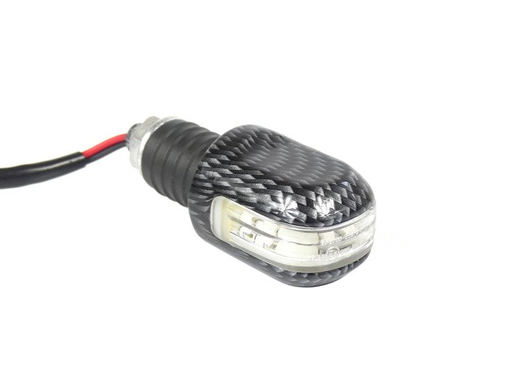 Kierunkowskaz metal w kierownice 6 diód e8 12v