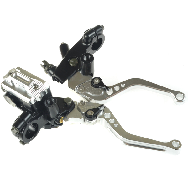 Dźwignie Klamki Hamulca Sprzęgła EVO Srebrne Pompa