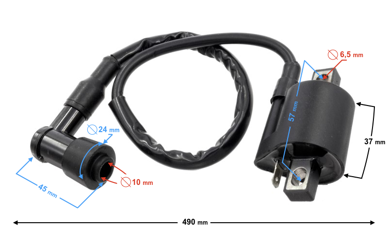 Cewka wysokiego napięcia WM do motoroweru Barton Fighter 3