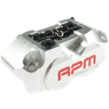 Zacisk hamulcowy RPM Racing srebrny 4 tłoczki