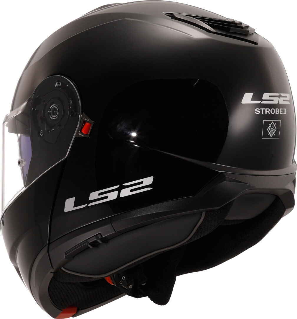 Kask szczękowy LS2 FF908 STROBE II SOLID BLACK homologacja ECE 22.06