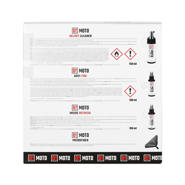 O!MOTO Helmet Care And Protect zestaw prezentowy do pielęgnacji kasku