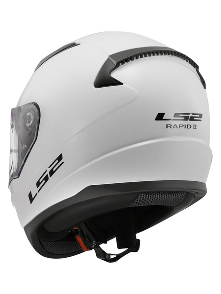 Kask integralny LS2 FF353 RAPID II SOLID WHITE ECE 22.06