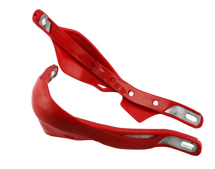 Handbary osłona dłoni czerwone atv cross enduro