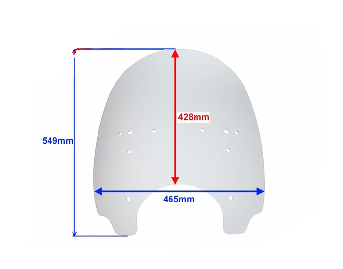 Szyba owiewka duża HONDA SUZUKI KAWASAKI YAMAHA