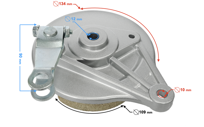 Szczęki hamulcowe tylne motoroweru Ranger Classic
