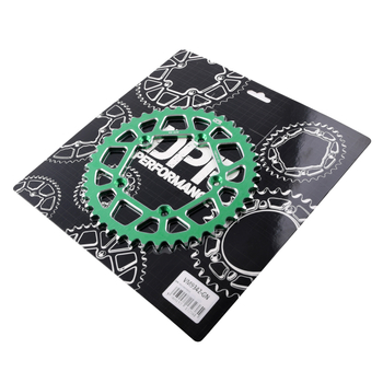 Zębatka tył 42z 420 aluminiowa zielona Simson S53 DPR Performance